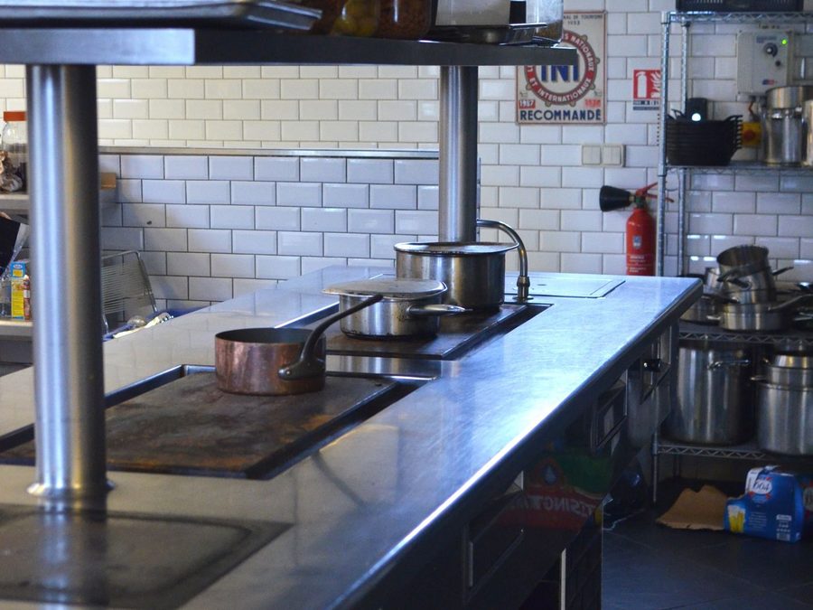 Stainless steel commercial catering pots